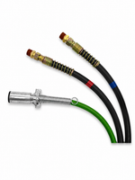 Heavy Duty 12 FT 3-in-1 Air Lines for Semi Trucks