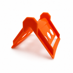 4 inch plastic corner protector, front view
